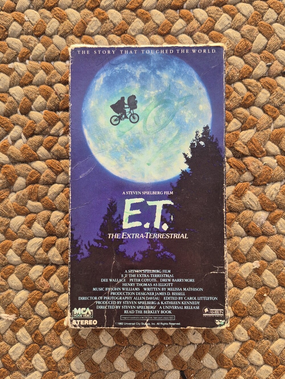 E.T. VHS Tape First Edition